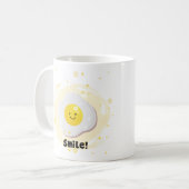 Altijd glimlachen koffiemok (Voorkant links)