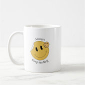 Altijd Glimlachen Smiley Face Mok | Motiverend (Links)