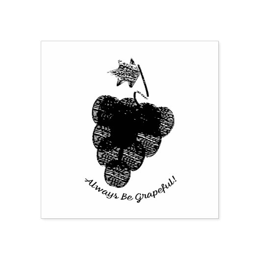 Altijd grafische druiven zijn rubberstempel (Afrduk)