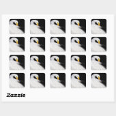 Altijd groeten vierkante sticker (Vel)