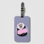 Altijd groot dromen - Bagagelabel (Voorkant (verticaal))