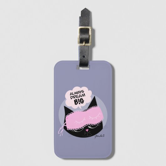 Altijd groot dromen - Bagagelabel (Voorkant (verticaal))