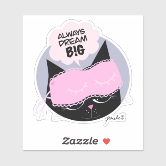 Altijd groot dromen - Die-Cut Sticker (Vel)