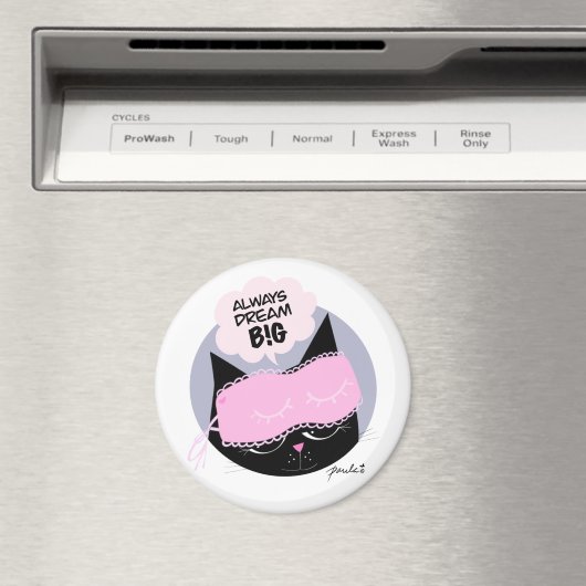 Altijd groot dromen - ronde magneet (Insitu (Vaatwasser))
