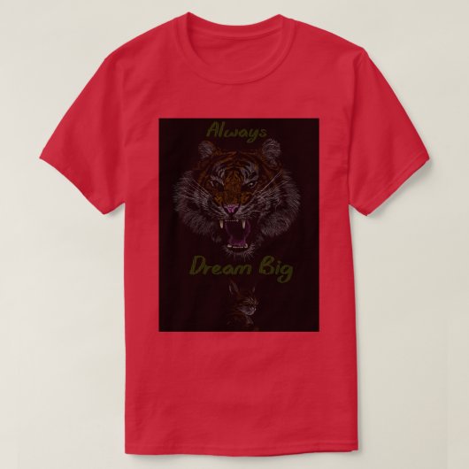Altijd grote Kitty-kat dromen T-shirt (Design voorkant)