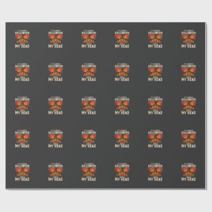Altijd Halloween Pompoen Heks Ontwerp_1 Cadeaupapier