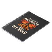 Altijd Halloween Pompoen Heks Ontwerp_1 Notitieboek (Linkerzijde)