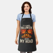 Altijd Halloween Pompoen Heks Ontwerp_1 Schort (Gedragen)
