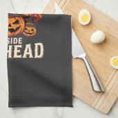 Altijd Halloween Pompoen Heks Ontwerp_1 Theedoek (Quarter Fold)