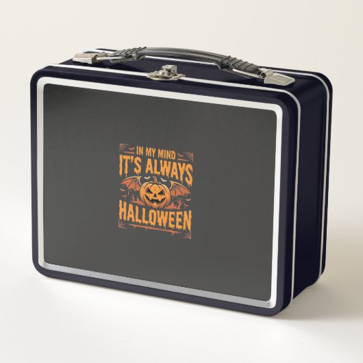Altijd Halloween Pompoen Vleermuis Vector Ontwerp_ (Voorkant)