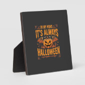 Altijd Halloween Pompoen Vleermuis Vector Ontwerp_ Fotoplaat (Voorkant)