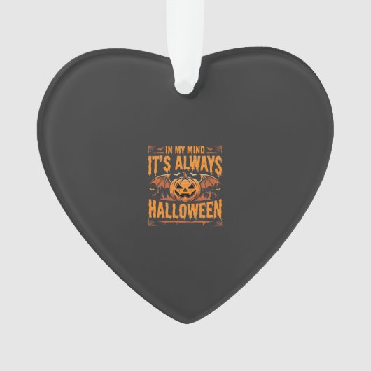 Altijd Halloween Pompoen Vleermuis Vector Ontwerp_ Ornament (voorkant)