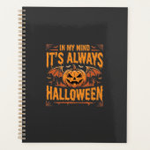 Altijd Halloween Pompoen Vleermuis Vector Ontwerp_ Planner (Voorkant)
