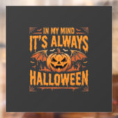 Altijd Halloween Pompoen Vleermuis Vector Ontwerp_ Raamsticker (Vel 2)