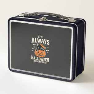 Altijd Halloween Zwarte Kat Pompoen Ontwerp