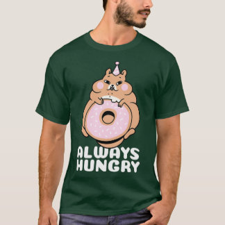 Altijd hamster met donut Gift hongeren (2) T-shirt