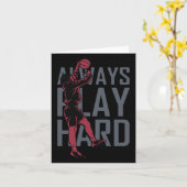 Altijd Hard Spelen  Kaart (Gele Bloem)