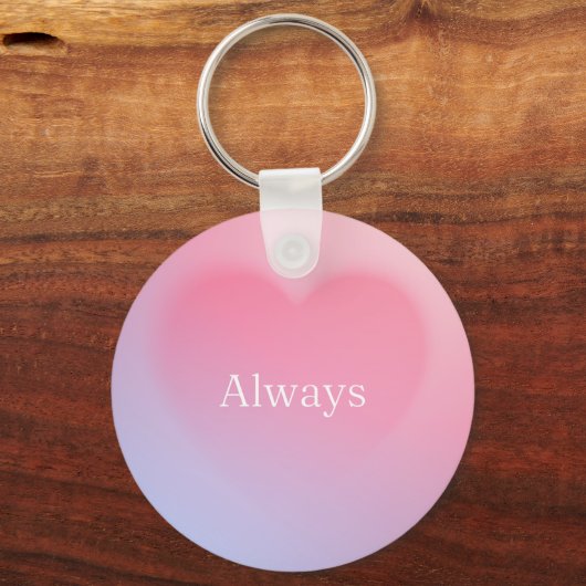 Altijd hart sleutelhanger (Voorkant)