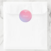 "Altijd" hart Sticker (Tas)