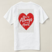 Altijd Hart T-shirt (Design achterkant)