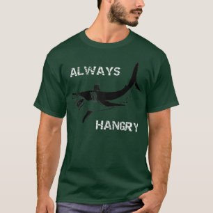 Altijd Hboos Funny Hungry Shark T-shirt