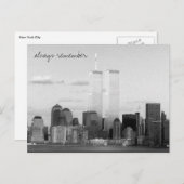 Altijd herinneren briefkaart (Voorkant / Achterkant)