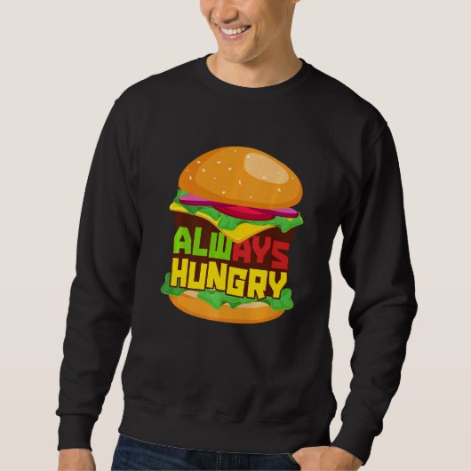 Altijd hongerige Burger Trui (Voorkant)