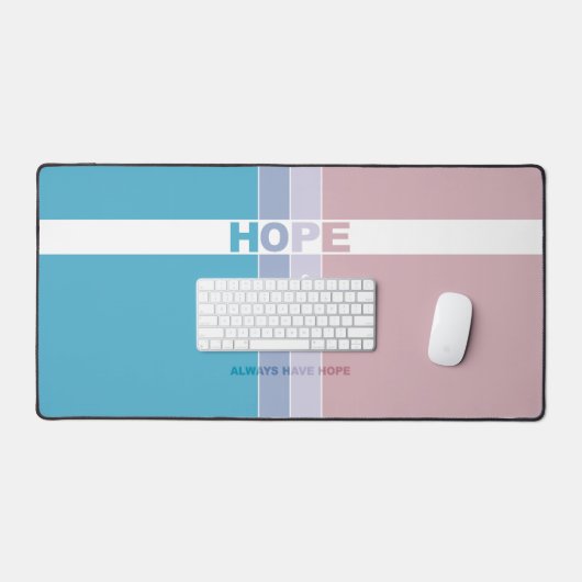 Altijd hoop hebben bureaumat (Keyboard & Muis)