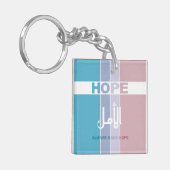 Altijd hoop hebben sleutelhanger (Voorkant Links)