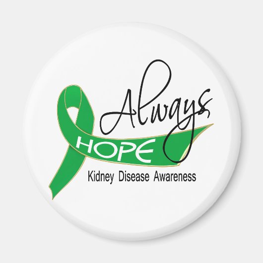 Altijd hopen op een nierziekte magneet (Voorkant)