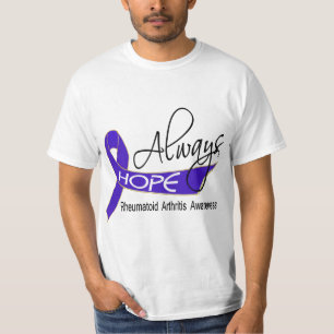 Altijd hopen op reumatoïde artritis t-shirt