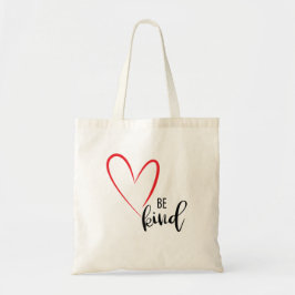 Altijd houden van met roodhartentypografie Canvas Tote Bag