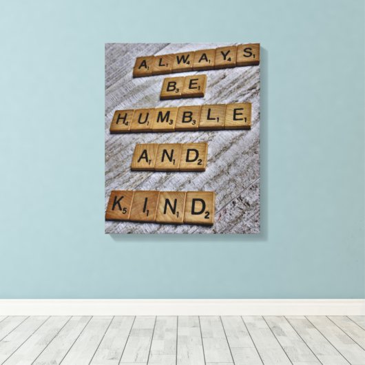 Altijd Humble en Sind Canvas (Insitu (Houten vloer))