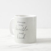 Altijd Humble en Sind Koffiemok (Voorkant links)