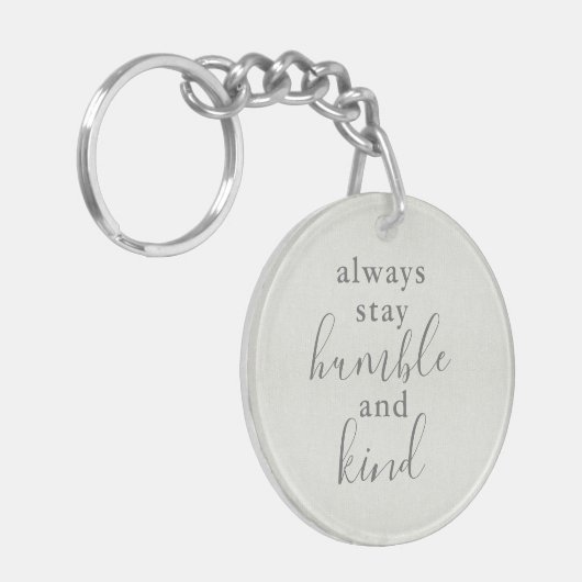 Altijd Humble en Sind Sleutelhanger (Voorkant Links)