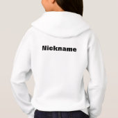 Altijd Icecream Sweatshirt met persoonlijke voorke (Achterkant)