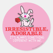 Altijd iets anders ronde sticker (Voorkant)