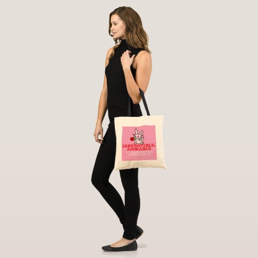 Altijd iets anders tote bag (Voorkant (model))