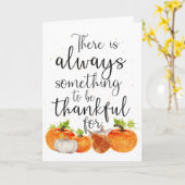 Altijd iets om dankbaar te zijn voor Thanksgiving Kaart (Gele Bloem)