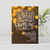 Altijd iets om dankbaar te zijn voor Thanksgiving Kaart (Staand voorkant)