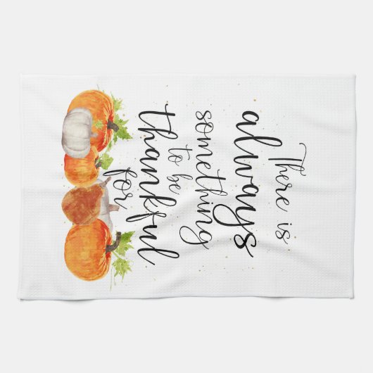 Altijd iets om dankbaar te zijn voor theedoek (Horizontaal)