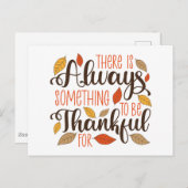 Altijd Iets Om Dankbaar Voor Te Zijn Briefkaart (Voorkant / Achterkant)