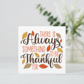 Altijd iets om dankbaar voor te zijn kaart (Staand voorkant)
