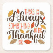 Altijd iets om dankbaar voor te zijn kartonnen onderzetters (Voorkant)