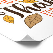 Altijd iets om dankbaar voor te zijn poster (Hoek)