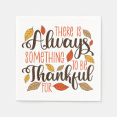 Altijd iets om dankbaar voor te zijn servet (Voorkant)