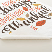 Altijd iets om dankbaar voor te zijn sherpa deken (3/4)