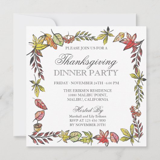 Altijd iets om dankbaar voor te zijn | Uitnodiging (Achterkant)