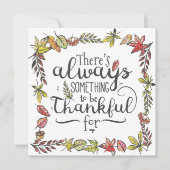 Altijd iets om dankbaar voor te zijn | Uitnodiging (Voorkant)
