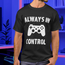 Altijd in controle Gamer Zwart Wit